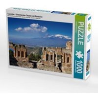 CALVENDO Puzzle Taormina - Griechisches Theater mit Ätnablick, Lege-Größe 64 x 48 cm Foto-Puzzle Bild von Juergen Schonnop CALVENDO Puzzle Taormina - Griechisches Theater mit Ätnablick, Lege-Größe 64 x 48 cm Foto-Puzzle Bild von Juergen Schonnop von Calvendo Puzzle