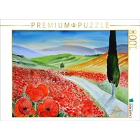 CALVENDO Puzzle Toskanamohnlandschaft 1000 Teile Lege-Größe 64x48cm Foto-Puzzle für glückliche Stunden CALVENDO Puzzle Toskanamohnlandschaft 1000 Teile Lege-Größe 64x48cm Foto-Puzzle für glückliche Stunden von Calvendo Puzzle