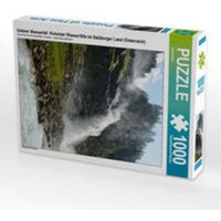CALVENDO Puzzle Unterer Wasserfall. Krimmler Wasserfälle im Salzburger Land (Österreich) 1000 Teile Lege-Größe 48 x 64 cm Foto-Puzzle Bild von Anja Fr von CALVENDO Verlag GmbH