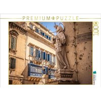 CALVENDO Puzzle Valletta - Typisches Stadtbild 1000 Teile Lege-Größe 64x48cm Foto-Puzzle für glückliche Stunden von CALVENDO Verlag GmbH