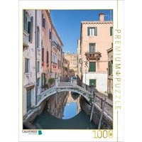 CALVENDO Puzzle Venedig - Spiegelung unter der kleinen Brücke neben der Ponte dei Frati 1000 Teile Lege-Größe 64x48cm Foto-Puzzle für glückliche Stunden von Calvendo Puzzle