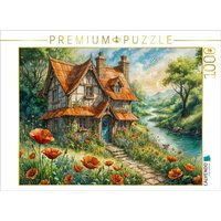 CALVENDO Puzzle Verträumtes Feenhaus am See mit Mohnblumen 1000 Teile Lege-Größe 64x48cm Foto-Puzzle für glückliche Stunden CALVENDO Puzzle Verträumtes Feenhaus am See mit Mohnblumen 1000 Teile Lege-Größe 64x48cm Foto-Puzzle für glückliche Stunden von Calvendo Puzzle
