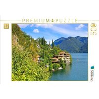 CALVENDO Puzzle Villen am Ufer des Luganer Sees 500 Teile Lege-Größe 48 × 36 cm Foto-Puzzle für Erwachsene von Calvendo Puzzle