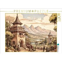 CALVENDO Puzzle Wehrhafte Türme säumen den Weg über das Land. 1000 Teile Lege-Größe 64x48cm Foto-Puzzle für glückliche Stunden CALVENDO Puzzle Wehrhafte Türme säumen den Weg über das Land. 1000 Teile Lege-Größe 64x48cm Foto-Puzzle für glückliche Stunden von Calvendo Puzzle