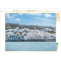 CALVENDO Puzzle Weiße Häuser auf Mykonos - Griechenlands Küstenidylle in der Ägäis 1000 Teile Lege-Größe 64x48cm Foto-Puzzle für glückliche Stunden CALVENDO Puzzle Weiße Häuser auf Mykonos - Griechenlands Küstenidylle in der Ägäis 1000 Teile Lege-Größe 64x48cm Foto-Puzzle für glückliche Stunden von Calvendo Puzzle