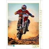 CALVENDO Puzzle Wheelie Power - Motocross pur 1000 Teile Lege-Größe 64x48cm Foto-Puzzle für glückliche Stunden von Calvendo Puzzle