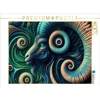 CALVENDO Puzzle Widder im Spiralsturm 1000 Teile Lege-Größe 64x48cm Foto-Puzzle für glückliche Stunden von Calvendo Puzzle