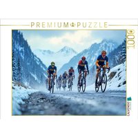 CALVENDO Puzzle Winterritt über den Pass 1000 Teile Lege-Größe 64x48cm Foto-Puzzle für glückliche Stunden von Calvendo Puzzle