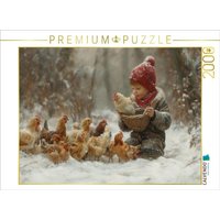 CALVENDO Puzzle Winterzauber auf dem Hühnerhof 2000 Teile Lege-Größe 90x67cm Foto-Puzzle für glückliche Stunden CALVENDO Puzzle Winterzauber auf dem Hühnerhof 2000 Teile Lege-Größe 90x67cm Foto-Puzzle für glückliche Stunden von Calvendo Puzzle