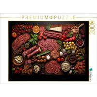 CALVENDO Puzzle Wurst und Schinken lecker angeordnet 2000 Teile Lege-Größe 90x67cm Foto-Puzzle für glückliche Stunden CALVENDO Puzzle Wurst und Schinken lecker angeordnet 2000 Teile Lege-Größe 90x67cm Foto-Puzzle für glückliche Stunden von Calvendo Puzzle