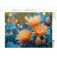 CALVENDO Puzzle Zarte Kakteenblüten 1000 Teile Lege-Größe 64x48cm Foto-Puzzle für glückliche Stunden von Calvendo Puzzle