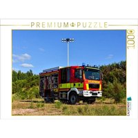 CALVENDO Puzzle Ziegler Löschgruppenfahrzeug LF 20 Katastrophenschutz Land Thüringen / Feuerwehr Suhl 1000 Teile Lege-Größe 64x48cm Foto-Puzzle für von Calvendo Puzzle