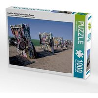 Cadillac Ranch, bei Amarillo, Texas (Puzzle) von Calvendo Puzzle