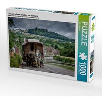 Caravan auf den Straßen von Sancerre (Puzzle) von Calvendo Puzzle