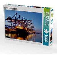 Container-Terminal, Hamburg (Puzzle) von Calvendo Puzzle