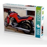 Das italienische Motorrad DUCATI Monster Energy in Havanna (Puzzle) von Calvendo Puzzle