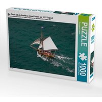 Der Fuchs ist ein Nachbau eines Kutters bis 1813 Topsail (Puzzle) von CALVENDO Verlag GmbH