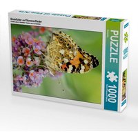 Distelfalter auf Sommerflieder (Puzzle) von Calvendo Puzzle