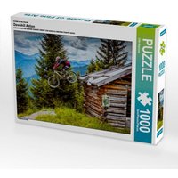 CALVENDO Puzzle Ein Motiv aus dem Kalender Downhill Action 1000 Teile Lege-Größe 64x48cm Foto-Puzzle für glückliche Stunden von Calvendo Puzzle