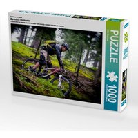 CALVENDO Puzzle Ein Motiv aus dem Kalender Downhill Moments 1000 Teile Lege-Größe 64x48cm Foto-Puzzle für glückliche Stunden von Calvendo Puzzle