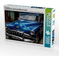 Ein Motiv aus dem Kalender " HAVANA BLUE - BLAUE OLDTIMER AUF KUBA" (Puzzle) von Calvendo Puzzle