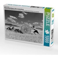 Ein Motiv aus dem Kalender Messerschmitt Mokuli 130 A in monochrom (Puzzle) von Calvendo Puzzle