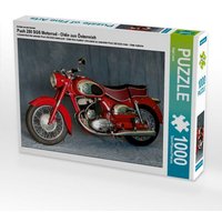 CALVENDO Puzzle Ein Motiv aus dem Kalender Puch 250 SGS Motorrad - Oldie aus Österreich 1000 Teile Puzzle quer 1000 Teile Lege-Größe 64 × 48 cm Foto-Puzzle für glückliche Stunden von Calvendo Puzzle