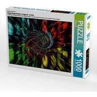CALVENDO Puzzle Ein Motiv aus dem Kalender Regenbogenfarben magisch vereint 1000 Teile Lege-Größe 64x48cm Foto-Puzzle für glückliche Stunden von Calvendo Puzzle