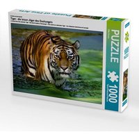 Ein Motiv aus dem Kalender Tiger - die leisen Jäger des Dschungels (Puzzle) von Calvendo Puzzle