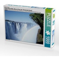 Ein Motiv aus dem Kalender Victoria Wasserfälle, Mosi-oa-Tunya der "Donnernde Rauch" (Puzzle) von Calvendo Puzzle