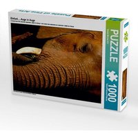 Elefant.....Auge in Auge (Puzzle) von Calvendo Puzzle