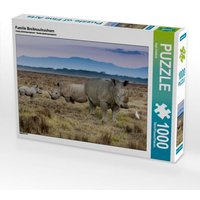 Familie Breitmaulnashorn (Puzzle) von Calvendo Puzzle