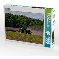 Feld pflügen (Puzzle) von Calvendo Puzzle