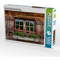 Fenster der Alpe Gschwender Berg (Puzzle) von Calvendo Puzzle