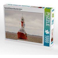 Feuerschiff Borkum Riff auf dem Dollart (Puzzle) von Calvendo Puzzle