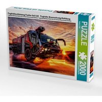 Flugfeldlöschfahrzeug Panther 6x6 CA5 Flughafen Braunschweig-Wolfsburg 2000 Teile Puzzle quer von Calvendo Puzzle