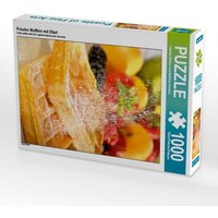 Frische Waffeln mit Obst (Puzzle) von Calvendo Puzzle