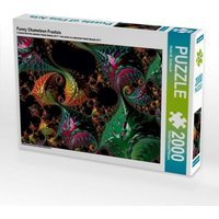 Funny Chameleon Fractals (Puzzle) von Calvendo Puzzle