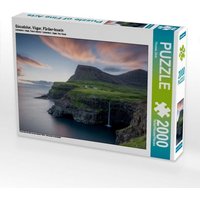 Gásadalur, Vágar, Färöer-Inseln (Puzzle) von Calvendo Puzzle