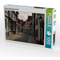 Gasse in der Hamelner Altstadt (Puzzle) von Calvendo Puzzle