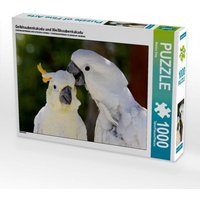 Gelbhaubenkakadu und Weißhaubenkakadu (Puzzle) von Calvendo Puzzle