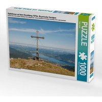 Gipfelkreuz auf dem Hirschberg 1670m, Bayerische Voralpen (Puzzle) von Calvendo Puzzle