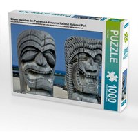 Götzen bewachen den Puuhonua o Honaunau National Historical Park (Puzzle) von Calvendo Puzzle