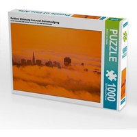 Goldene Stimmung kurz nach Sonnenaufgang (Puzzle) von Calvendo Puzzle