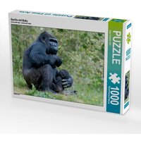 Gorilla mit Baby (Puzzle) von Calvendo Puzzle