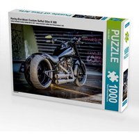 CALVENDO Puzzle Harley-Davidson Custom Softail Slim S 300 1000 Teile Puzzle quer 1000 Teile Lege-Größe 64 × 48 cm Foto-Puzzle für glückliche Stunden von Calvendo Puzzle