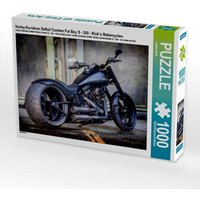 CALVENDO Puzzle Harley-Davidson Softail Custom Fat Boy S - 300 - Rick's Motorcycles 1000 Teile Puzzle quer 1000 Teile Lege-Größe 64 × 48 cm Foto-Puzzle für glückliche Stunden von Calvendo Puzzle