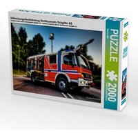 Hilfeleistungslöschfahrzeug Werkfeuerwehr Salzgitter AG (Puzzle) von Calvendo Puzzle