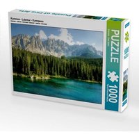 Karersee - Latemar - Karerpass (Puzzle) von Calvendo Puzzle