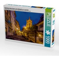 Kathedrale Notre Dame in der Altstadt von Lausanne (Puzzle) von Calvendo Puzzle